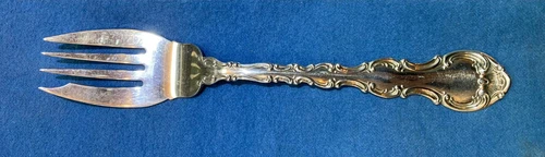 VINTAGE GORHAM STRASBOURG STERLING SILVER SALAD FORK 6 3/8"
