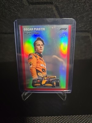 2024 Topps Chrome Formula 1 / Oscar Piastri 3/5 RARE!