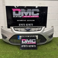 FORD FOCUS MK2 2008 - 2011 FACELIFT COMPLETE FRONT BUMPER ZETEC IN SILVER