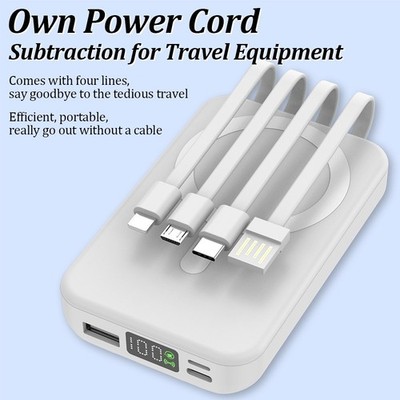 1000000mAh Magnetic Power Bank for iPhone 17/16/15 Wireless Charger NIFFPD