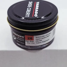 Tarrago Shoe Polish # 26 Dark Burgundy Cream Leather Protector 1.76 oz 50ml Boot