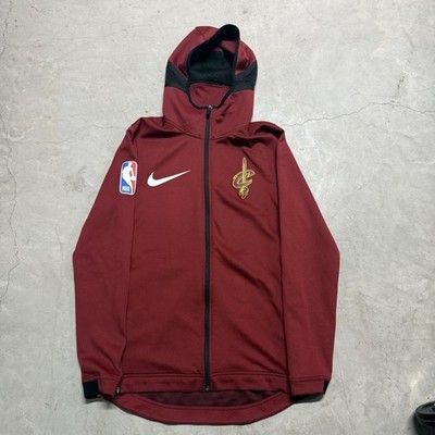 Cleveland Cavaliers Nike Full Zip Hooded Jacket Men s Small Red Active NBA