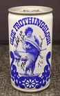 Vintage Olde Frothingslosh Steel Pull Top Beer Can  (  SIGNED )