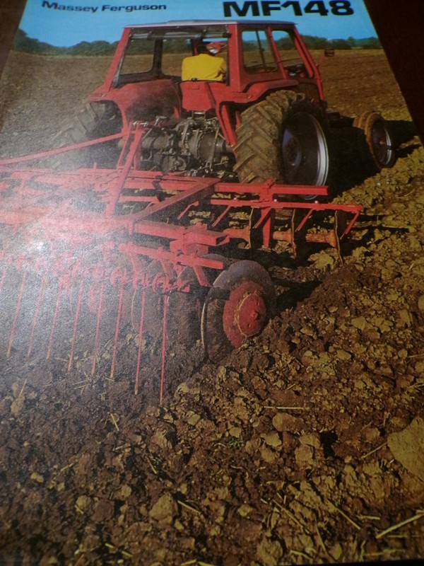 Massey-Ferguson MF 148 Tractor Sales/Specifications Brochure (UK Edition)
