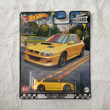 Hot Wheels Boulevard '98 Subaru Impreza 22B-STi Yellow Diecast 1:64