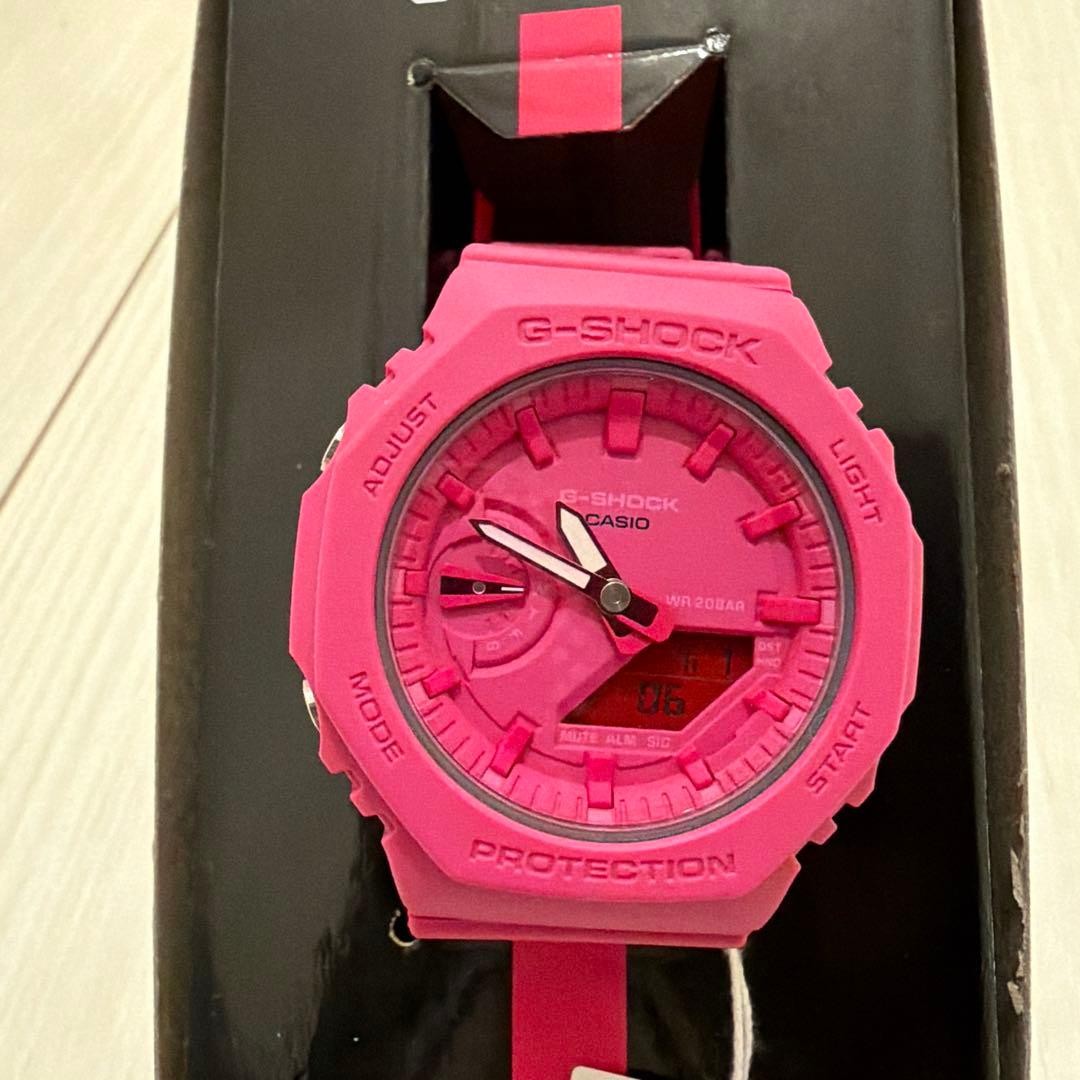 G-SHOCK GMA-S2100P-4AJR Pink Ladies Watch, Quartz, New with Box | eBay