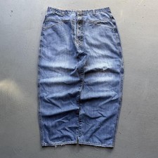 Vintage 90s Baggy Wide-Leg Marithe Francois Girbaud Denim Jeans Size 39 x 28.5