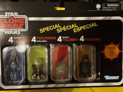 Star Wars Vintage Clone Wars Escape Order 66  Ahsoka Tano R7-A7 CH-33P RG-G1