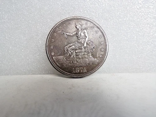 1874-S Trade Dollar  XF+ Details  # C 2344