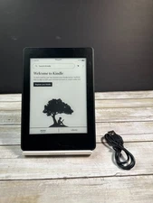 Amazon Kindle Paperwhite (7th Gen.) DP75SDI 4GB Wi-Fi 6" eReader Works! Read!!