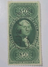 Joystamp : Scott R101c d'occasion/VLHM, 50 $ U.S.I.R - timbre fiscal américain CV210