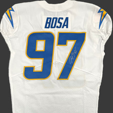 Los Angeles Chargers - Joey Bosa SIGNED GAME/TEAM-ISSUED Nike NFL Jersey Inc.COA