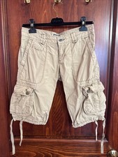 Vintage Ralph Lauren Polo Jeans Co Brown Cargo Bermuda Shorts Women  s 2