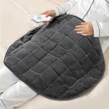 5lbs Electric Weighted Heating Pad  Large Moist Heat Blanket