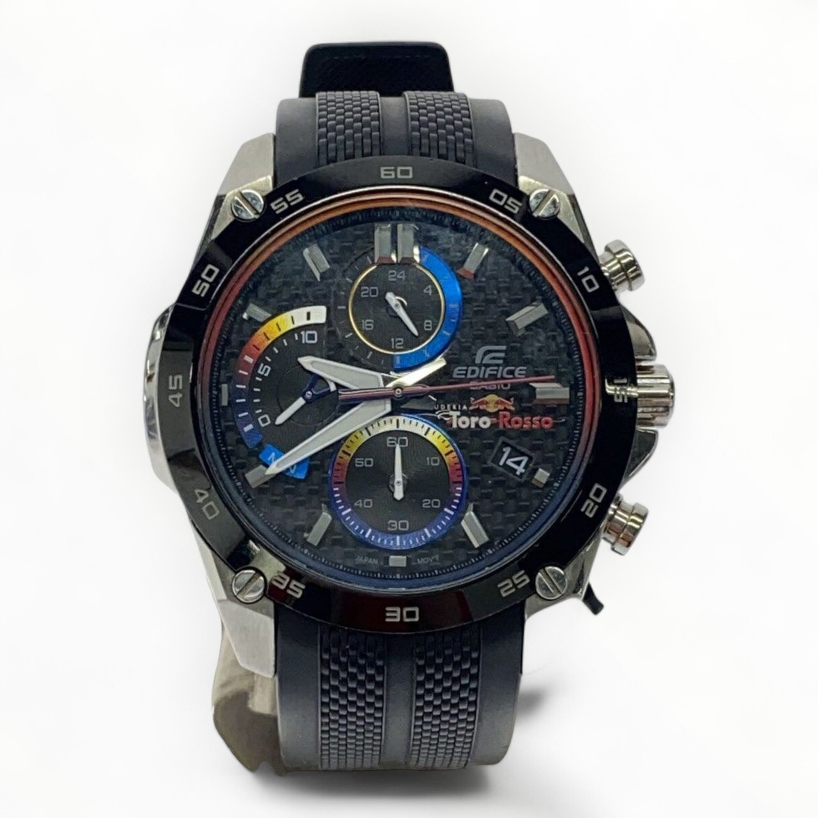 CASIO Quartz Watch Black EFR-557TR Authentic Men H:2.01” W:1.89” 7746