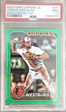 2024 Topps Chrome Logofractor Jordan Westburg 277 Green Refractor /99 rc