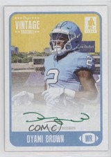 2021 Onyx Vintage Green Ink /50 Dyami Brown #FADB Auto 05ky