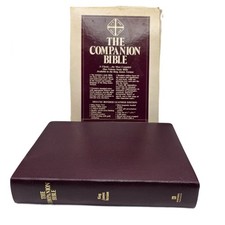 Companion Bible: King James Version, Burgundy, Bonded Leather