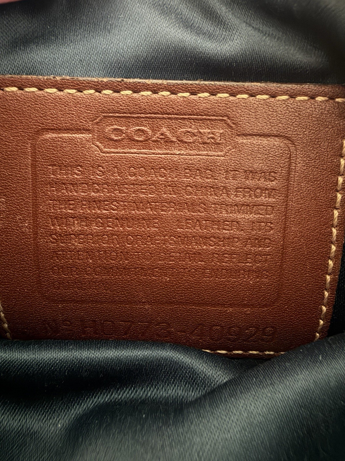 Coach Signature Patchwork Multicolor Crossbody Ba… - image 8