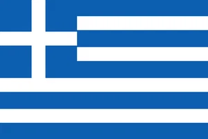 Greece Flag Self Adhesive Vinyl Sticker