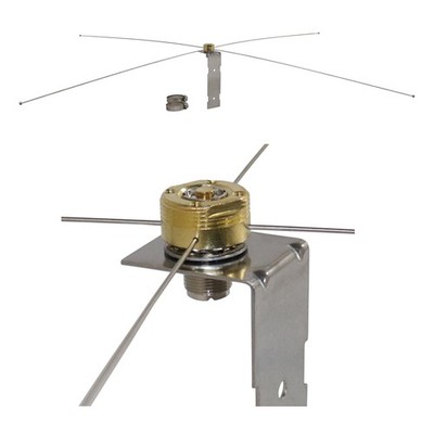 NMO Mount to UHF-Female Connector Ground Plane Kit