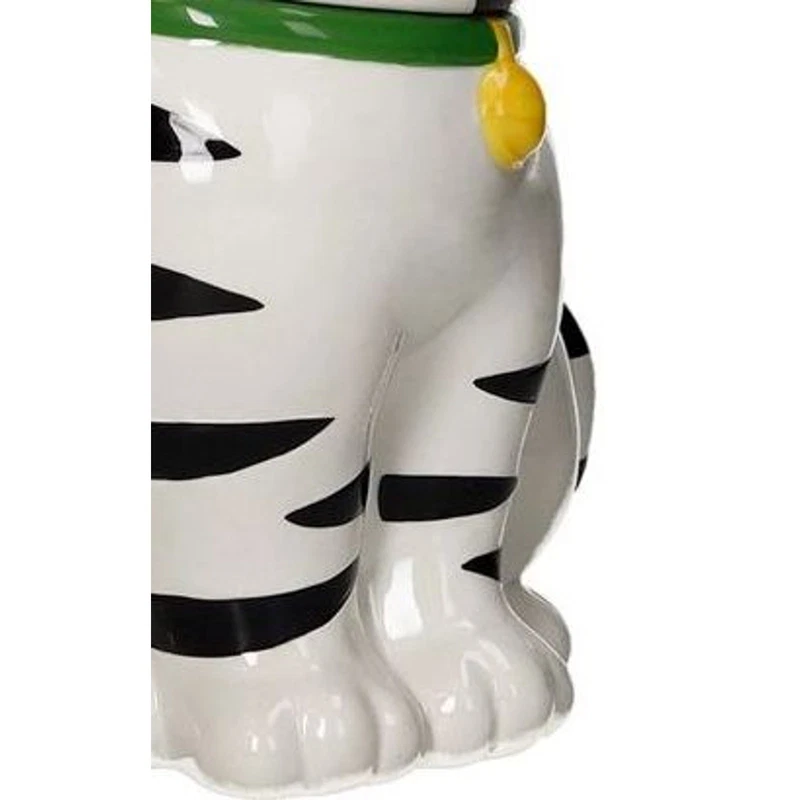 Barattolo Gatto BRANDANI Micio Biscottiera con Suono Miagola Dolomite 28 cm, fotografia 5 di 9