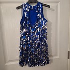GIRLS REVOLUTION BLUE SILVER SZ MC DANCEWEAR MATCHING HAT — photo 2