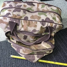 Vintage Ducks Unlimited Camo Bob Allen Shell Range Blind Bag Rare Pockets