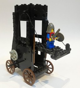 Lego 6061 Castle Siege Tower 100% complete w/ manual