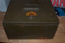 LENSIN COVENTRY BOITE METAL RÉSISTANTE AU FEU WW2 ancienne boite métal 10"