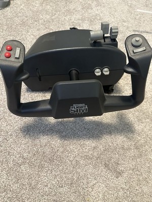 CH Products Flight Sim Yoke Simulator Steering Wheel Computer USB FSY211U TESTED