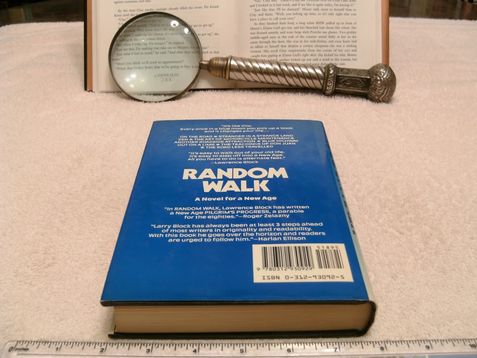 Lawrence Block  *RANDOM WALK* HC/DJ 1st Edition - 1st Printing - Image 4 of 4