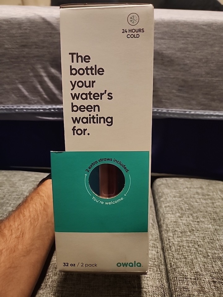 Owala 32 Oz 2 Pack Bottle Purple And Blue Brand New Rare Colors eBay