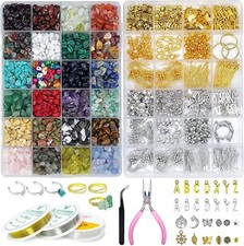 Ygorios Jewelry Making Kit for Adults - 1760 PCS Crystal Beads for Jewelry Makin