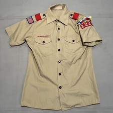 Boy Scouts of America Men Cotton Poly Uniform Hike Trek Shirt Adult-Men SM-8280