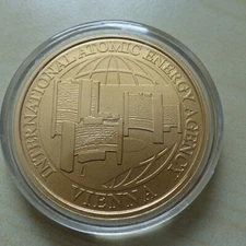 International Atomic Energy Agency Vienna Medal Austrian Mint Atoms for Peace