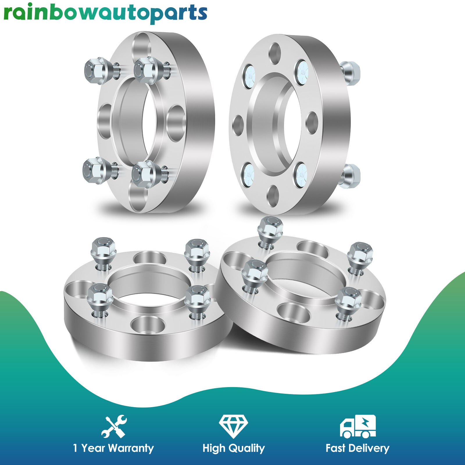 4PC 1" Hubcentric 4x110 4/110 Wheel Spacers for Kawasaki Brute Force