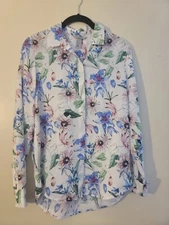 Women’s H & M Floral Long Sleeve Shirt  Size 2