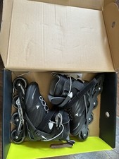 Rollerblade 2021 Zetrablade Fitness Inline Skates Mens Size 8 Black Silver