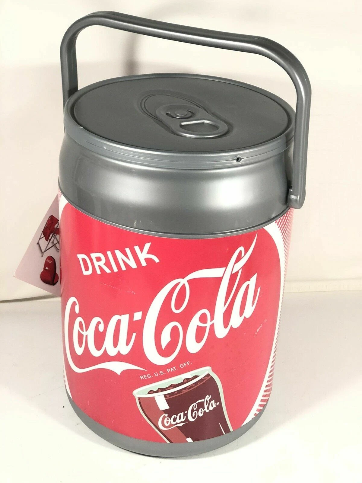 Picnic Time Drink Coca-Cola Can Cooler Pull Tab Display 8.5 Litre Model No 756