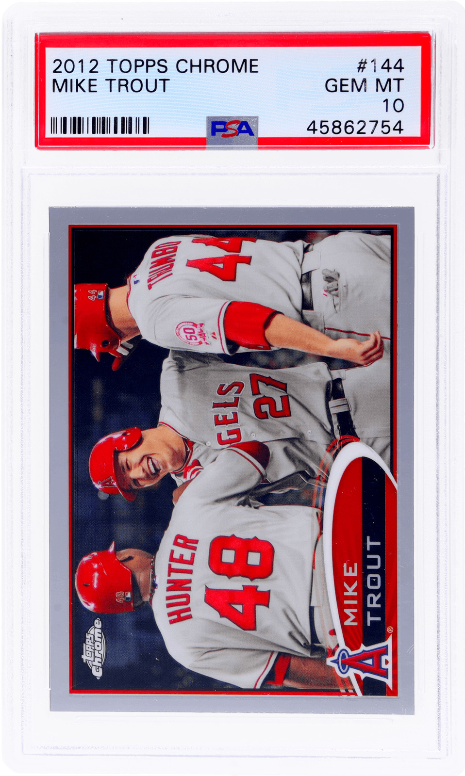 2012 Topps Chrome Mike Trout #144 PSA 10