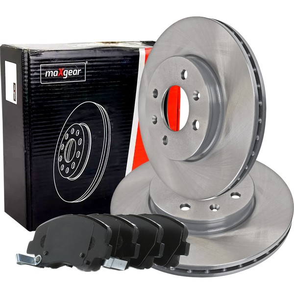 Maxgear Bremsscheiben 256Mm BeläGe Vorne Satz FüR Hyundai I20 Ii Gb Kia Rio 4-image