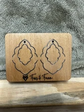 Fox & Fawn Educational Wooden Dies 3.5x2.75 scrapbooking Earrings