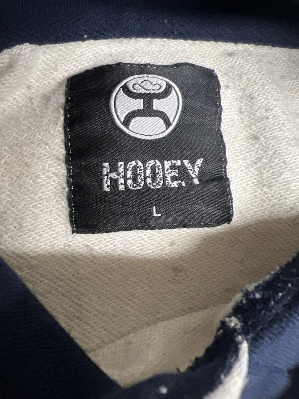 OFF WHITE FELPA CON CAPPUCCIO HOOEY DONNA PANNA PAISLEY Large Preloved