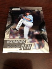 2020 Panini Prizm Brent Honeywell Warming In The Pen #WIP-7 Tampa Rays *Mint*
