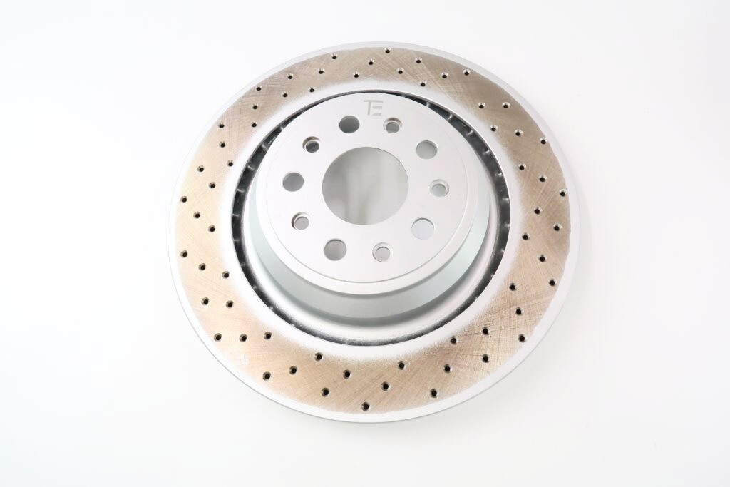 Maserati Ghibli Quattroporte rear brake pads rotors FREE oil filter 14-16 #1339