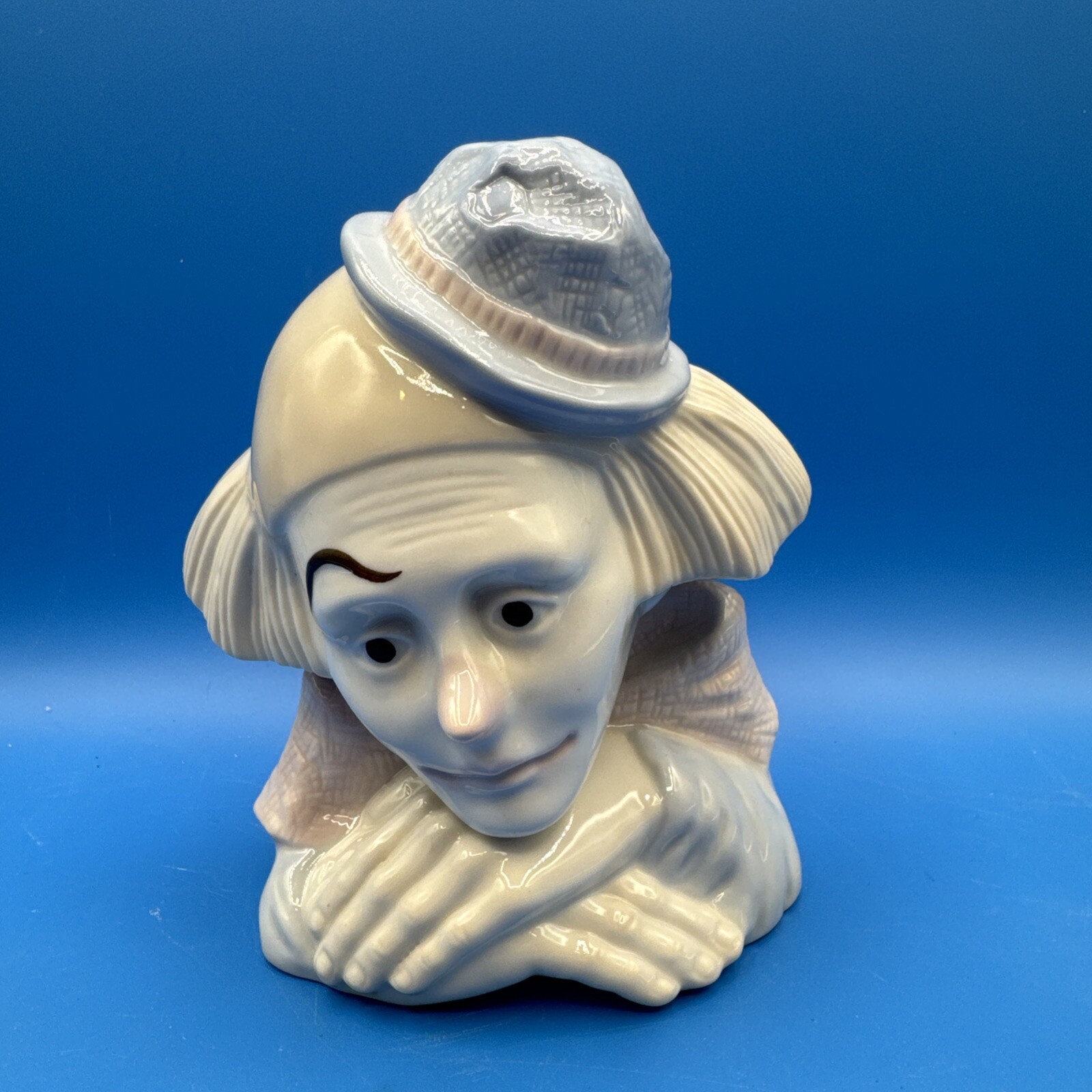 Vintage Paul Sebastian Porcelain Clown Figurine Collectible