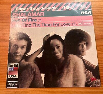 Shalamar   Full Of Fire (Maxi Single) - RCA Records -