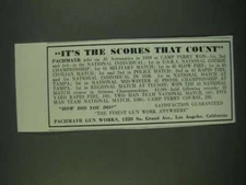 1940 Pachmayr Gun Works Ad - It's the scores that count