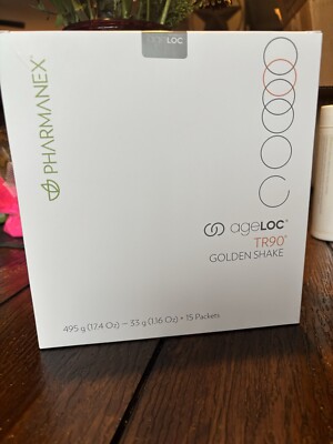 Sealed Nu Skin Pharmanex Ageloc Tr90 Golden Shake 15 Packets 12/30/24